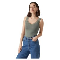 тениска,дамски,тениски,vero,moda,rosa,jrs,sleeveless,t,shirt,laurel,wreath,(green)