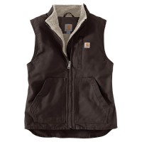 потник,дамски,потници,carhartt,sherpa,lined,mock,neck,vest,dark,brown,(brown)