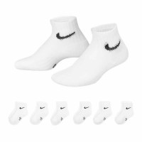 чорапи,мъжки,чорапи,дамски,чорапи,nike,un0018,quarter,short,socks,6,pairs,white,(white)