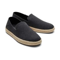 мъжки,еспадрили,toms,santiago,espadrilles,black,rcld,ctn,canvas,(black)