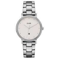 часовник,часовници,cluse,cw0101209008,woman,watch,silver,(silver,white)