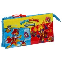 канцеларски,принадлежности,safta,supershings,´´rescue,force´´,triple,pencil,case,multicolor