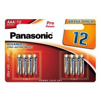 батерии,panasonic,pro,power,lr,03,micro,alkaline,battery,12,units,silver,(silver)