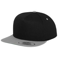 шапка,с,козирка,всички,шапки,flexfit,classic,5,panel,snapback,cap,black,(black,silver)