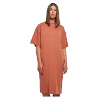 рокля,дамски,поли,и,рокли,urban,classics,organic,oversized,short,sleeve,short,dress,terracotta,(orange)