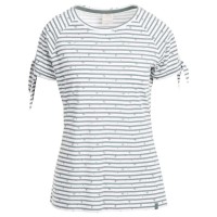 тениска,дамски,тениски,trespass,penelope,short,sleeve,t,shirt,teal,mist,stripe,bee,print,(grey)