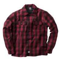 яке,мъжки,якета,west,coast,choppers,wool,lined,plaid,jacket,red,black,(red)