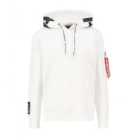 суичър,мъжки,пуловери,alpha,industries,alpha,hoodie,white,black,(white)