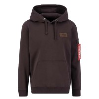 суичър,мъжки,пуловери,alpha,industries,back,print,hoodie,hunter,brown,(brown)