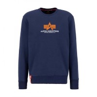 блуза,мъжки,пуловери,alpha,industries,basic,rubber,sweatshirt,ultra,navy,(blue)