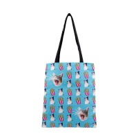 пазарска,чанта,всички,чанти,oh,my,pop,angry,cat,shopping,bag,blue,(turquoise)