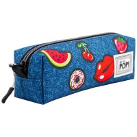 канцеларски,принадлежности,oh,my,pop,square,hs,patches,pencil,case,blue