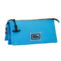 канцеларски,принадлежности,oh,my,pop,mesh,triple,pencil,case,blue