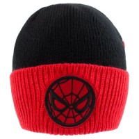 шапка,всички,шапки,heroes,inc,marvel,comics,spider,man,emblem,beanie,red,(black)