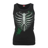 тениска,дамски,тениски,heroes,inc,spiral,direct,ribs,glow,in,the,dark,sleeveless,t,shirt,black,(black)