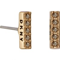 бижутерия,dkny,5520081,earrings,golden,(grey)