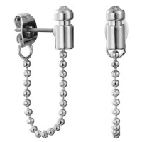 бижутерия,dkny,5520087,earrings,silver,(grey)
