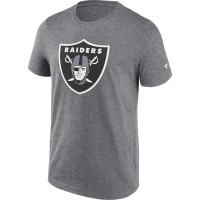 тениска,мъжки,тениски,fanatics,las,vegas,raiders,primary,logo,graphic,short,sleeve,t,shirt,geo,sport,gray,heather,(grey)