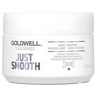 хигиена,коса,goldwell,dualsenses,just,smooth,60sec,200ml,capillary,treatment,white