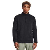 блуза,мъжки,пуловери,under,armour,golf,storm,half,zip,sweatshirt,black,(black,white,black)