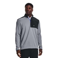 блуза,мъжки,пуловери,under,armour,golf,storm,half,zip,sweatshirt,grey,(steel,white)