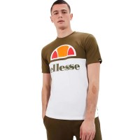 тениска,мъжки,тениски,ellesse,arbatax,short,sleeve,t,shirt,khaki,white,(yellow)