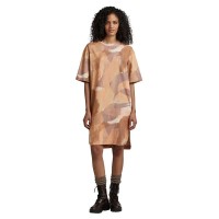 рокля,дамски,поли,и,рокли,g,star,boxy,u,short,sleeve,dress,amphora,watercolor,camo,(brown)