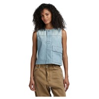 потник,дамски,блузи,дамски,ризи,g,star,worker,sleeveless,shirt,blue