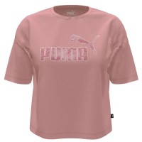 тениска,дамски,тениски,puma,ess+,marbleized,short,sleeve,t,shirt,peach,smoothies,(pink)