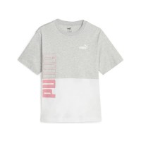 тениска,дамски,тениски,puma,power,colorblock,short,sleeve,t,shirt,light,gray,hetaher,(grey)