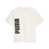 тениска,дамски,тениски,puma,power,logo,love,short,sleeve,t,shirt,alpine,snow,(beige)