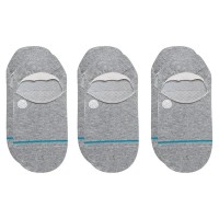 чорапи,мъжки,чорапи,дамски,чорапи,stance,icon,no,show,socks,3,pairs,grey,(heather,grey)