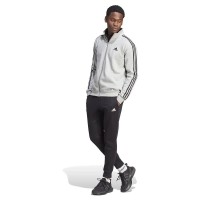 анцуг,мъжки,анцузи,adidas,basic,3,stripes,fleece,tracksuit,grey,(mgreyh,black)