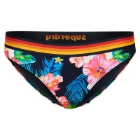 дамски,бански,костюми,superdry,vintage,logo,bikini,bottom,hibiscus,pop,navy,(multicolor)