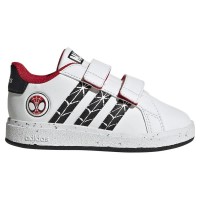 маратонки,детски,маратонки,adidas,grand,court,spider,man,cf,trainers,ftwwht,cblack,betsca,(white)
