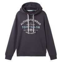 суичър,мъжки,пуловери,tom,tailor,1038744,basic,hoodie,tarmac,grey,(blue)