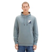 блуза,мъжки,пуловери,tom,tailor,1039621,printed,snood,sweatshirt,grey,mint,(grey)