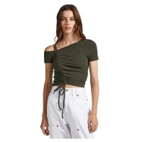 фланелка,с,къс,ръкав,дамски,топове,pepe,jeans,alexa,short,sleeve,top,green,(olive,g)
