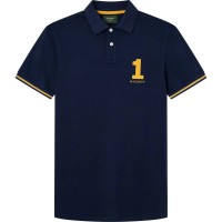 мъжки,блузи,с,яка,hackett,heritage,number,short,sleeve,polo,navy,(blue)