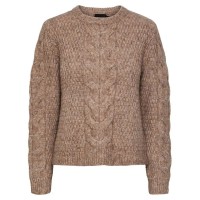 блуза,дамски,пуловери,дамски,плетени,дрехи,pieces,nina,sweater,fossil,(beige)