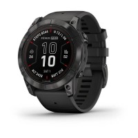 часовници,garmin,reloj,fenix,7x,pro,sapphire,solar,carbon,grey,titanium,black,band,(silver)
