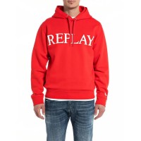 суичър,мъжки,пуловери,replay,m6711,.000.22890p,hoodie,ruby,red,(red)