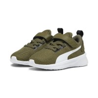 маратонки,детски,маратонки,puma,flyer,runner,v,trainers,olive,drab,puma,white,hot,heat,(green)