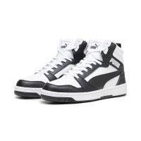 маратонки,мъжки,маратонки,puma,rebound,v6,trainers,puma,white,puma,black,shadow,gray,puma,white,(white)