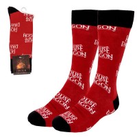 чорапи,мъжки,чорапи,дамски,чорапи,warner,bros,socks,house,of,dragon,half,long,socks,red,(black,red,white)