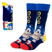 чорапи,мъжки,чорапи,cerdá,socks,sonic,half,long,socks,multicolor,(blue)