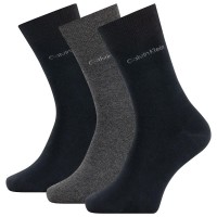 чорапи,мъжки,чорапи,calvin,klein,701226014,socks,3,pairs,navy,dark,grey,melange,(grey)
