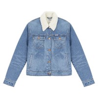 яке,дамски,якета,и,палта,wrangler,heritage,sherpa,denim,jacket,first,love,(blue)