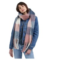 шал,ръкавици,шапки,и,шалове,lee,check,scarf,scarf,blue,(dark,mauve)