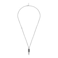 бижутерия,police,showpice,ss,necklace,black,(silver)